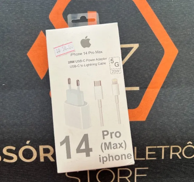 Carregador USB-C 20W + Cabo para iphone