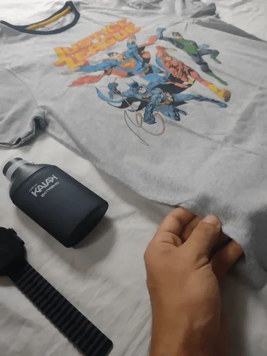 camiseta liga da justiça masculina - para quem vive no estilo dos heróis! - Foto 2