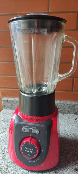 Liquidificador Mallory Optima Glass 820 w