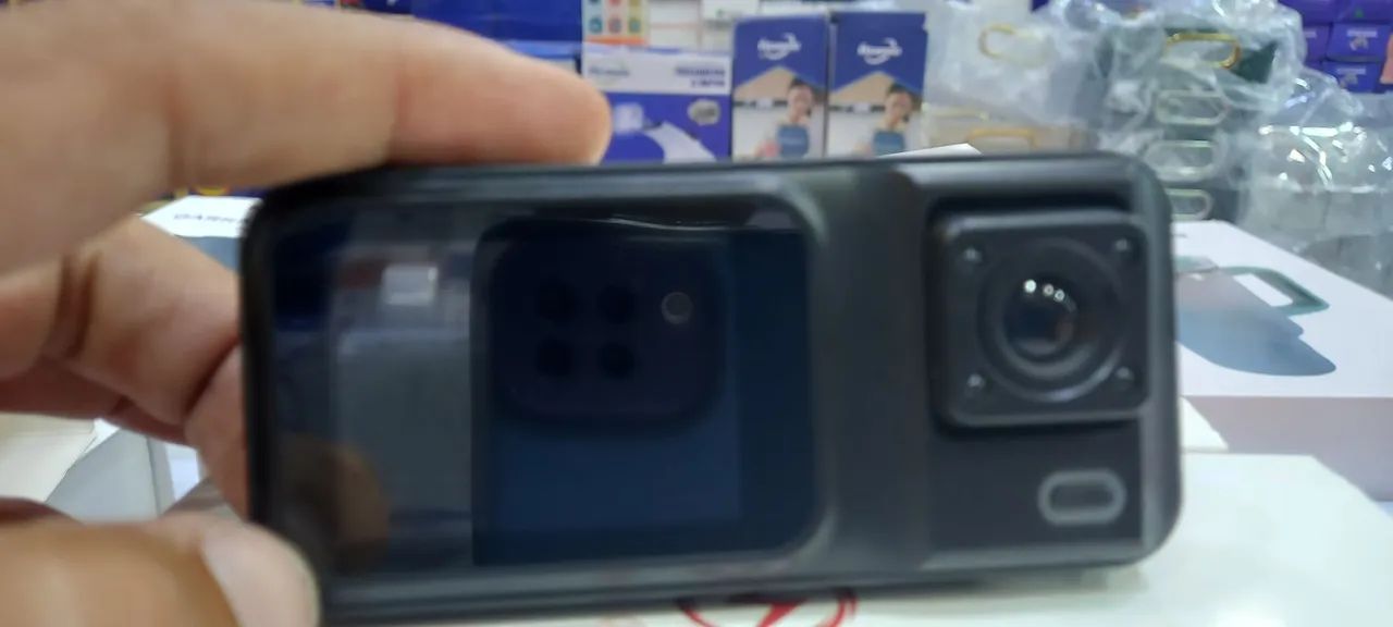 Mini câmera veicular interna. Filma interior e trânsito. - Foto 6