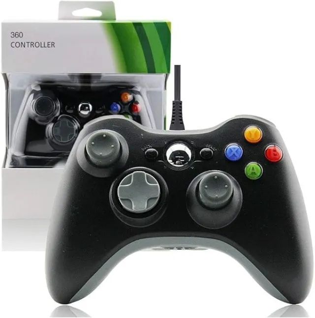Controle Xbox 360/PC Com Fio ( novo ) 