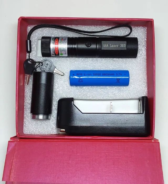 Caneta Laser Pointer Verde - Foto 5