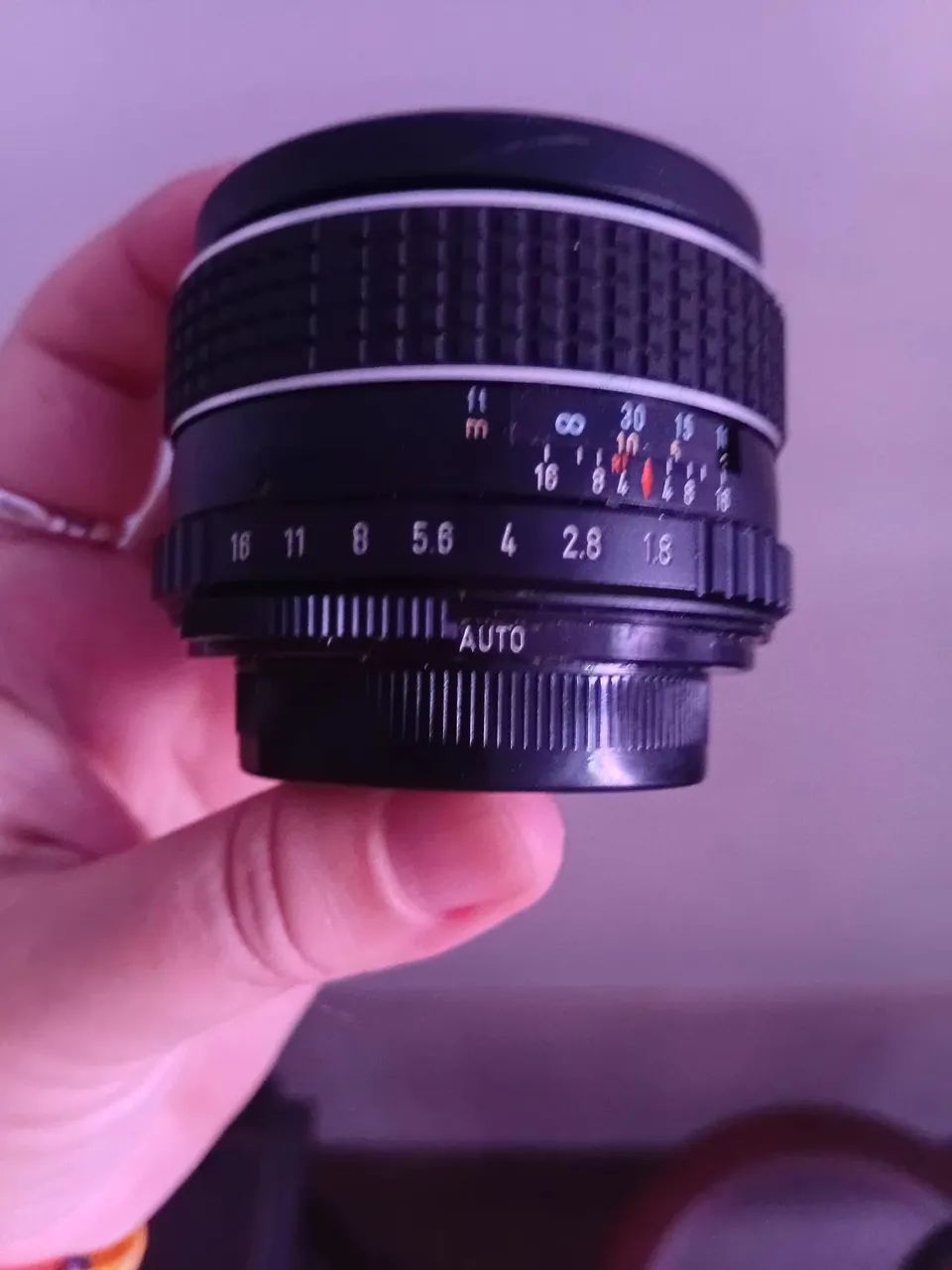 Lente fotográfica com Zoom e reguladores para máquinas profissionais 