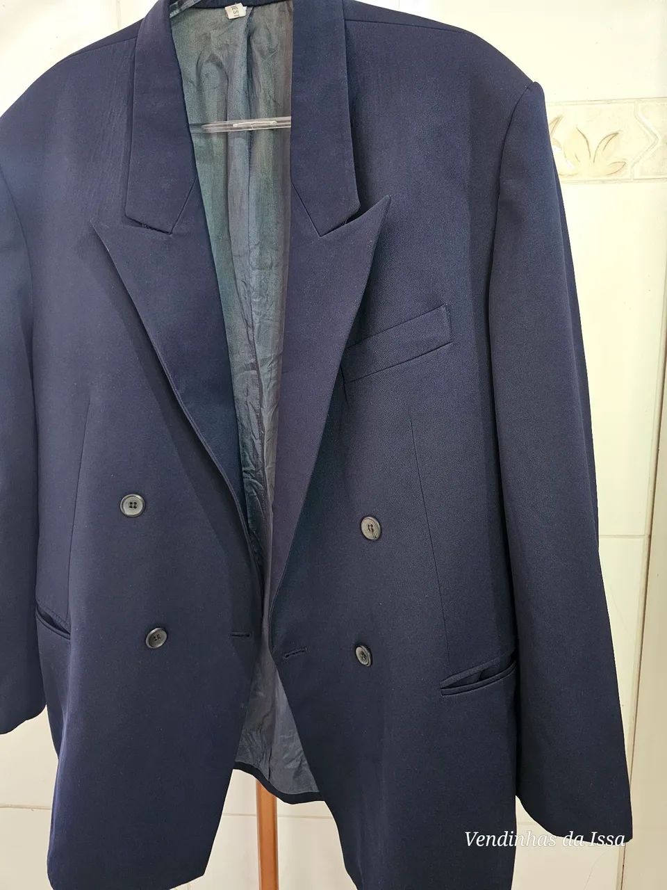 Blazer Masculino Azul Marinho Gianpaolo  - Foto 2