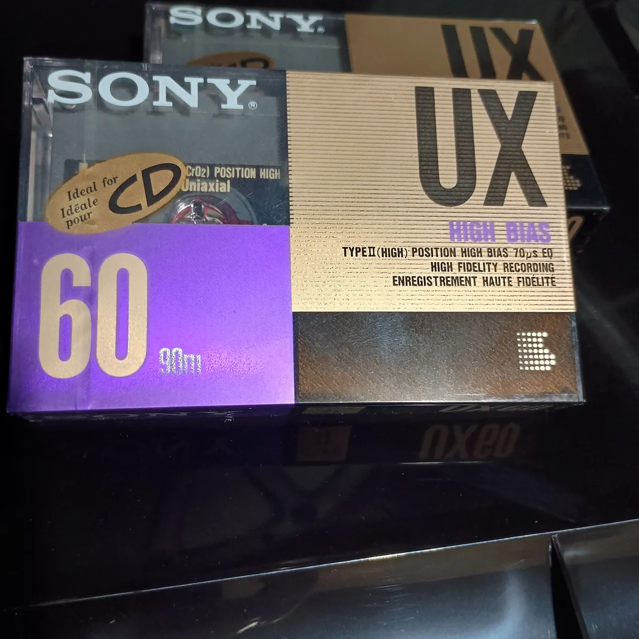 Fitas Cassete Sony UX 60 - Nova