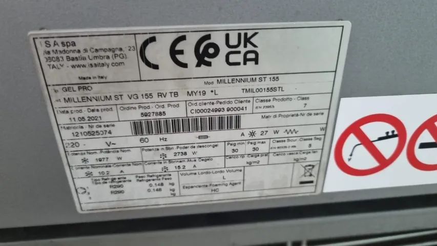 Vitrine Expositora de Sorvete ISA Millennium - 16 Latões - Semi Nova! - Foto 4