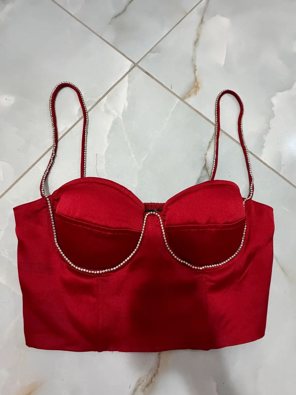 Cropped vermelho