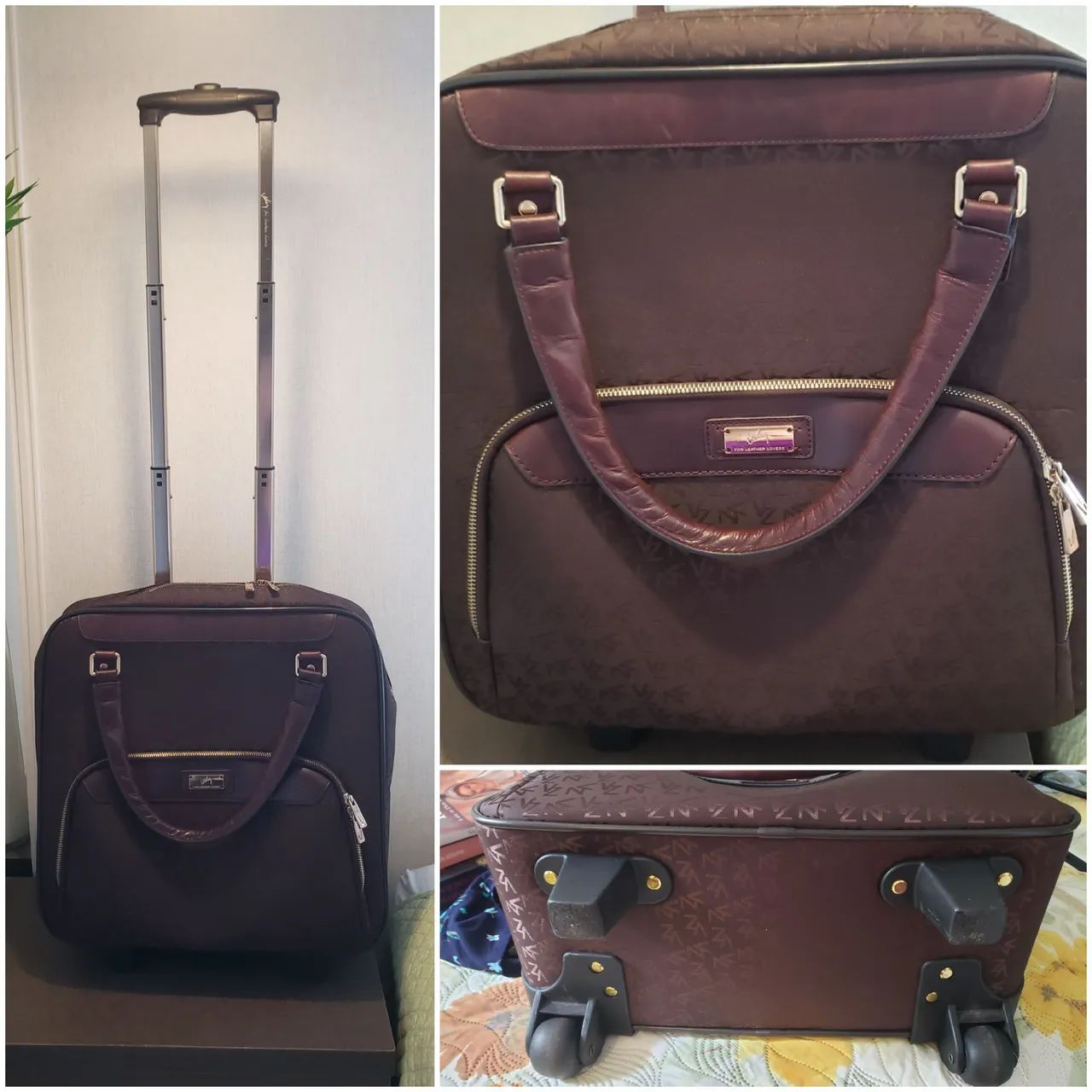 Bolsa Executiva Velez Couro Legítimo!