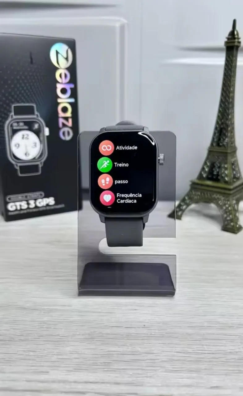 Smartwatch Zeblaze GTS 3 GPS/ GPS integrado/ Sincroniza com Strava/ (LACRADO)