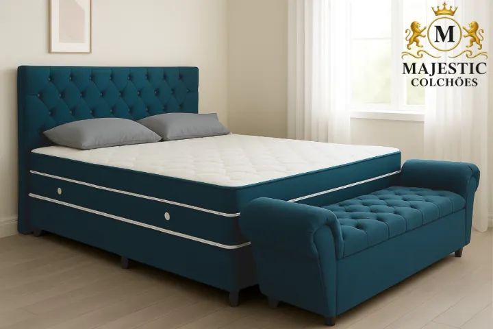 Colchão Massageador + Cama Box e Cabeceira Grátis - Últimas Peças! - Foto 2