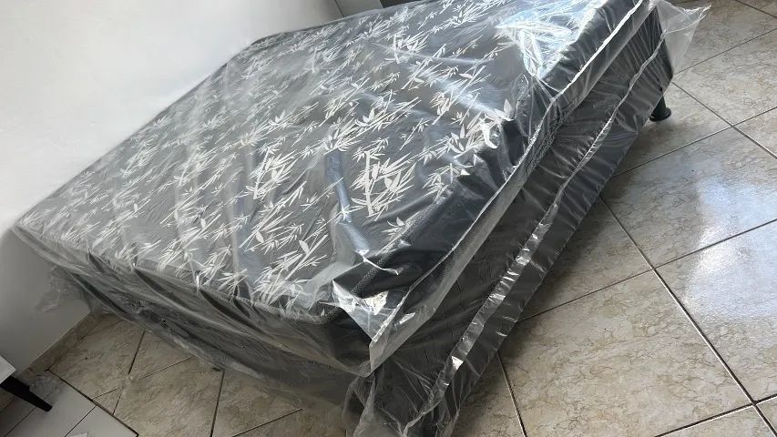 Cama Box de Casal Com Colchão , Novo - Foto 3