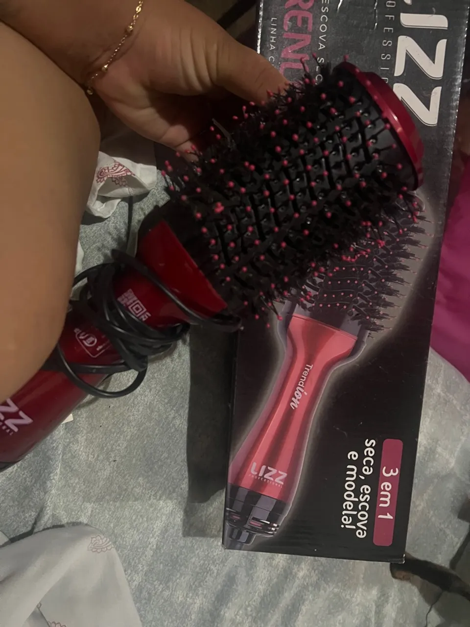 Escova Secadora Trendion Lizz Professional 3 em 1