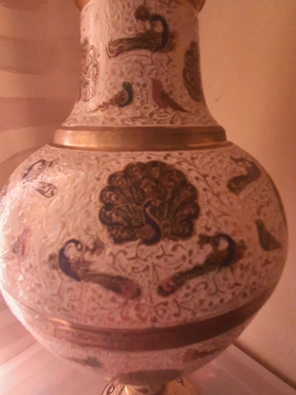 VASO INDIANO TODO EM BRONZE - NOVO - Foto 3
