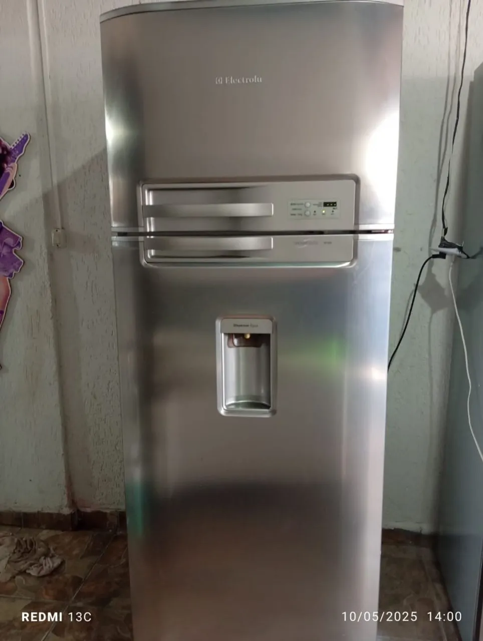 Geladeira Electrolux inox 430L