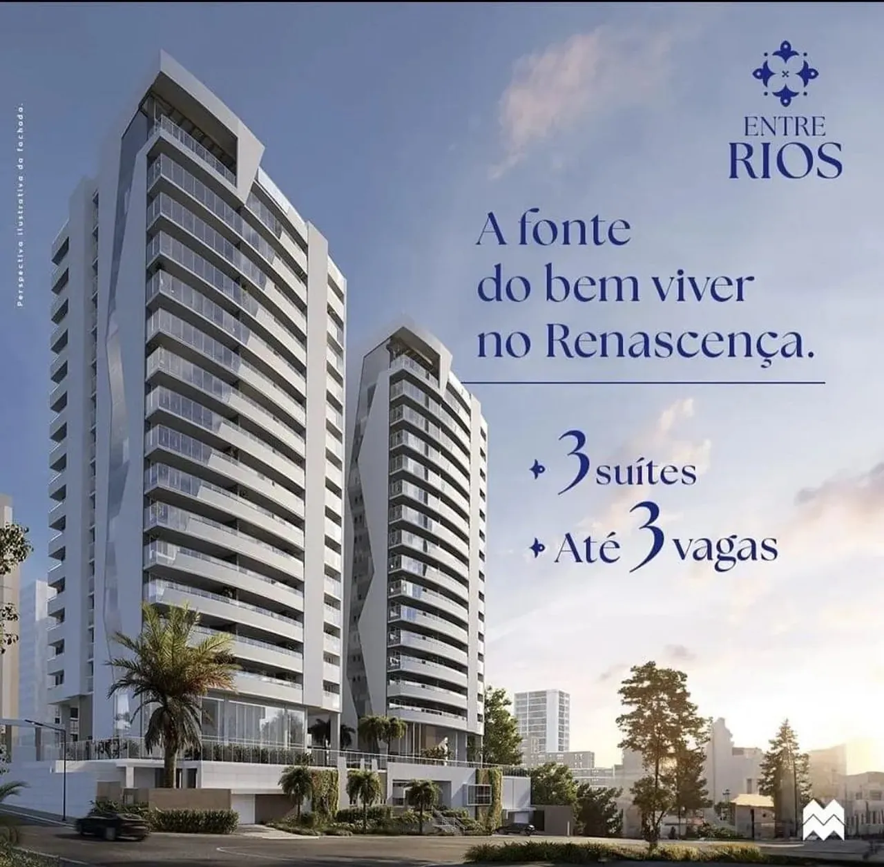LINDO APARTAMENTO NO RENASCENÇA, 125M, 147m e 157m, 3 SUITES, ENTARAD PARCELADA,ENTRE RIOS