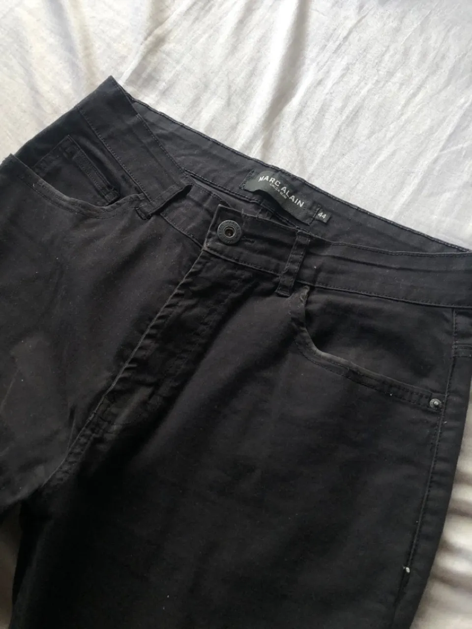 Calça Jeans Preta Marc Alain - Tamanho 44
