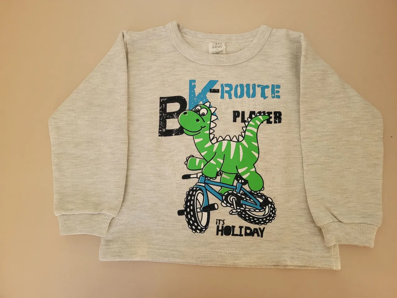 Moletom Infantil Dino Bike