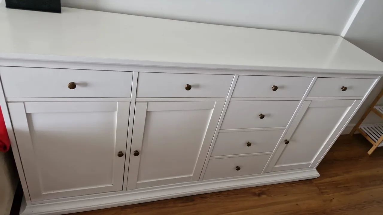 Buffet branca de madeira etna - Foto 4