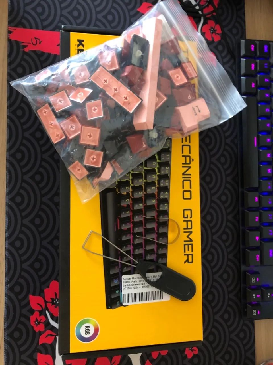 Teclado 60% RGB - KBM  - Foto 4