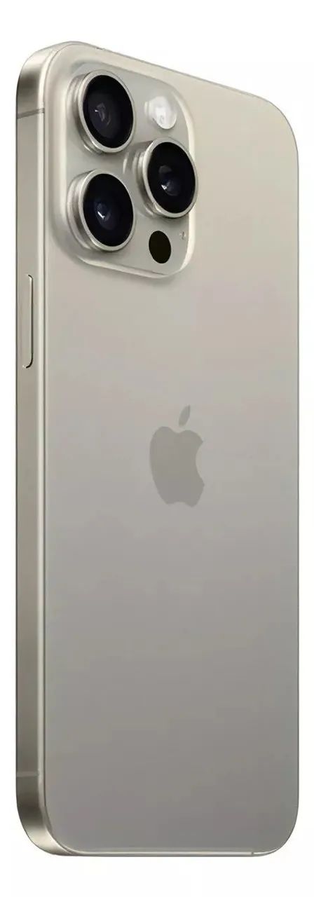 Iphone 15 pro max semi novo perfeito estado titânio natural 256gb - Foto 2