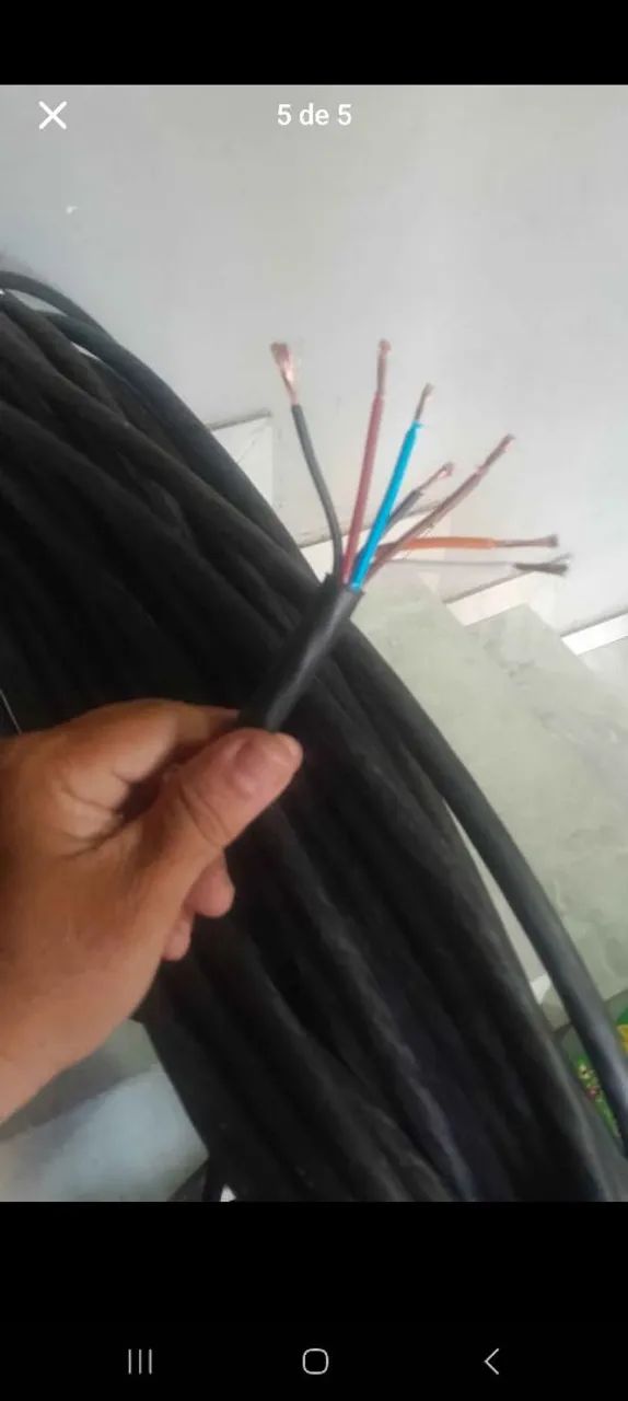 20 metros de cabo pp 7 vias por 2,5mm - Foto 5