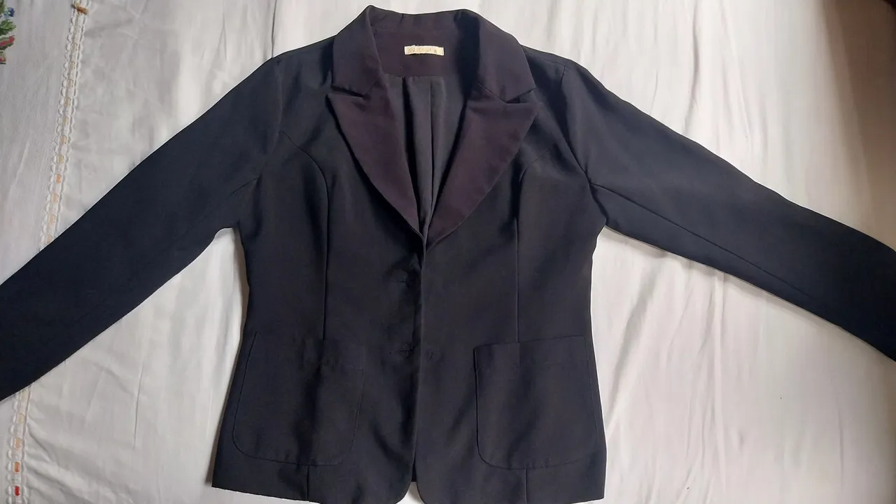Blazer Feminino Preto Helgi
