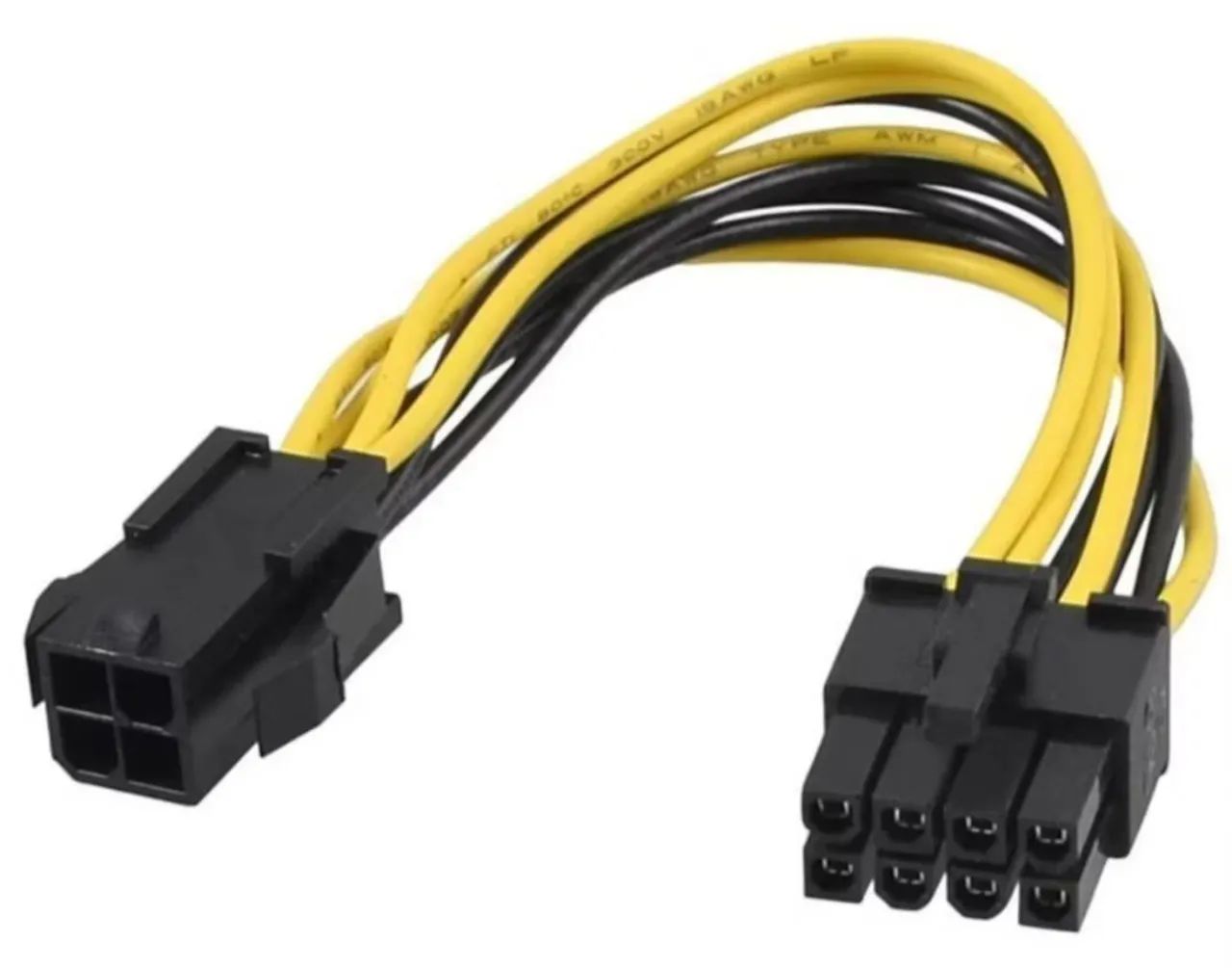 Cabo Adaptador alimentação Processador 4 x 8 Pinos Novo  - Foto 3