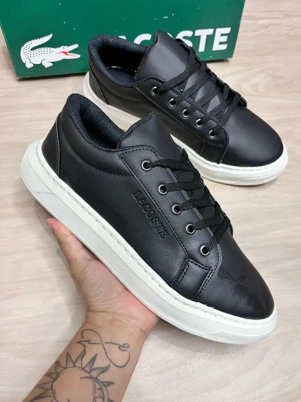 Sapatênis Lacoste Preto