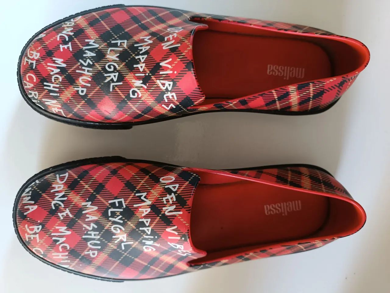 Melissa - Sapatilha Plaid Open Vibes