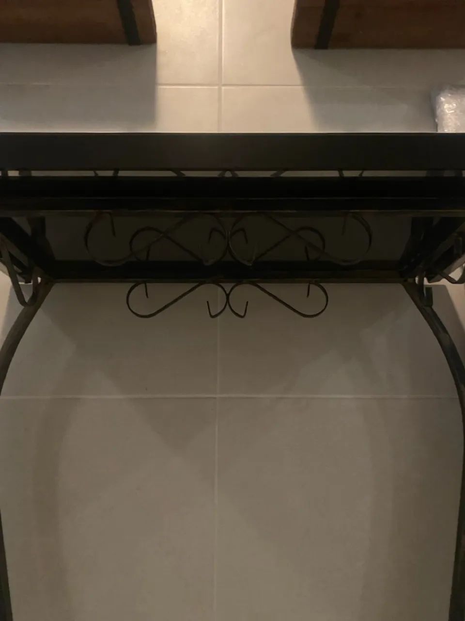 Mesa de apoio, lateral, bar com tampo de vidro - Foto 3