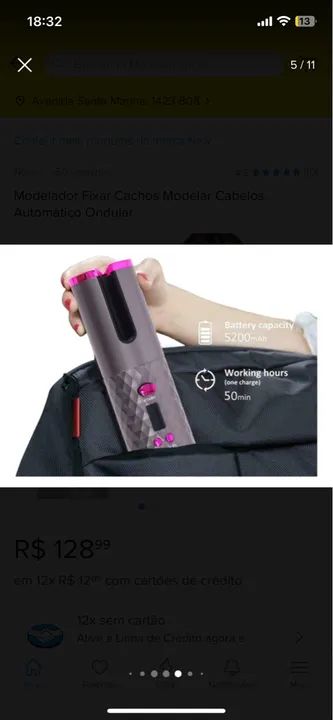 Modelador de cachos automático sem fio usb  - Foto 2