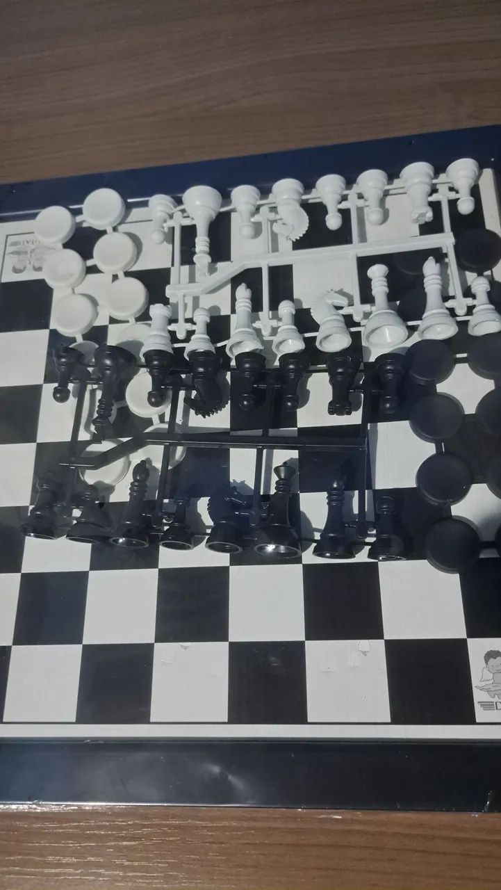 Xadrez - Dama - Trilha (3 em 1)!!! - Foto 3