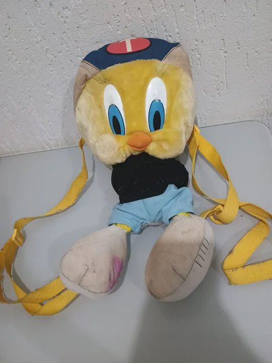 Mochila antiga de Pelúcia Piu-Piu