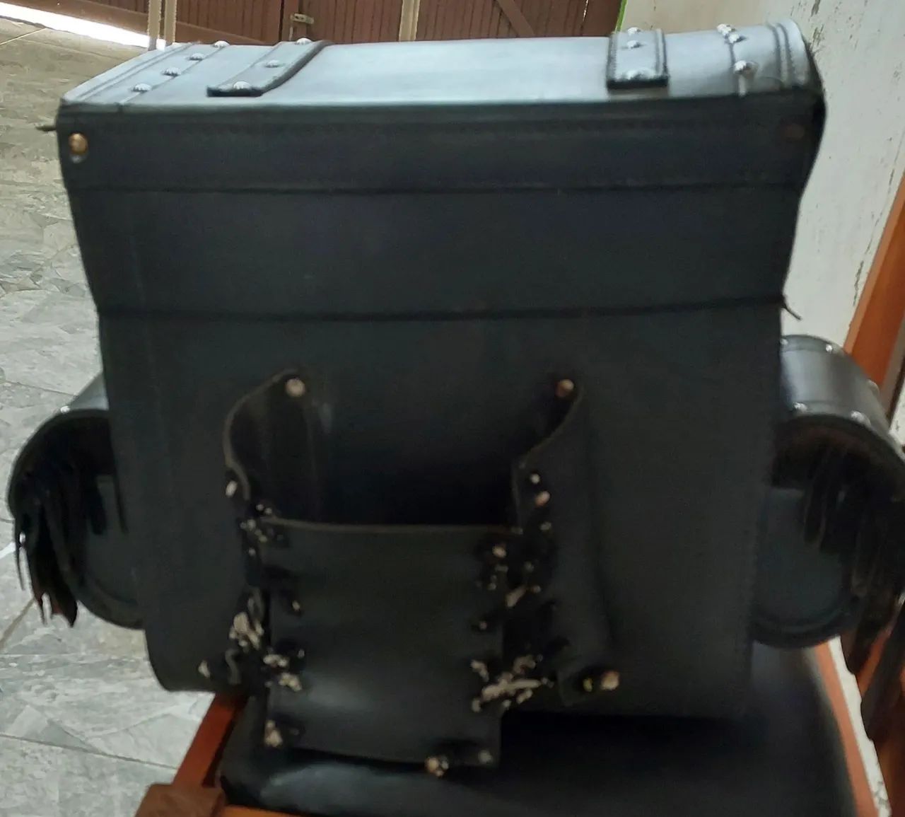 Waterproof Leather Saddlebag64290471833089124