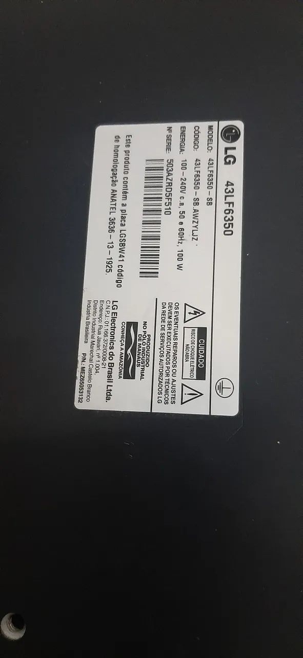 Selling 43-inch LG Smart TV with Bluetooth64573484195970123