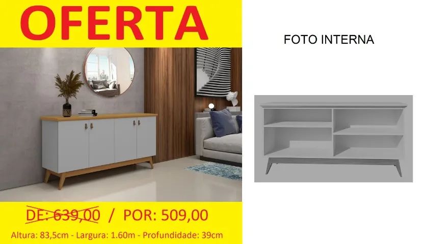 Aparador - parcelamos sem juros 
