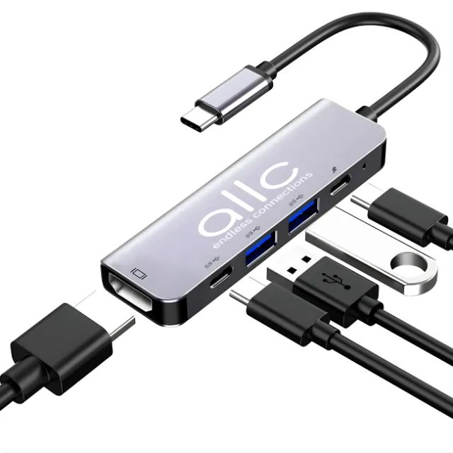 Adaptador Tipo C Para Hdmi 4k Hub Usb 3.0 Dex Mode Mac Apple