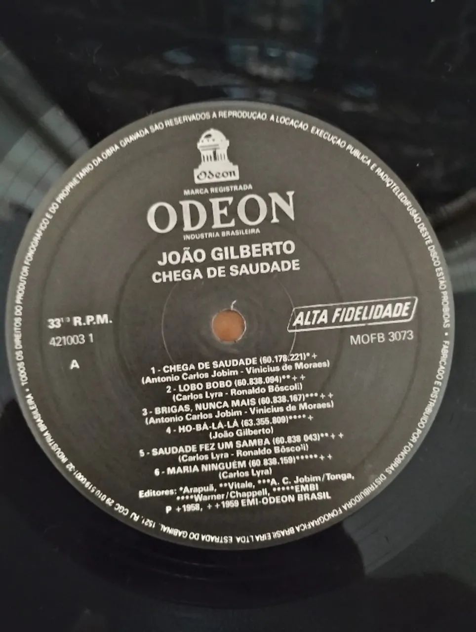 Coleção Disco de Vinil Bossa Nova - João Gilberto, Vinícius de Moares e Chico - Foto 4