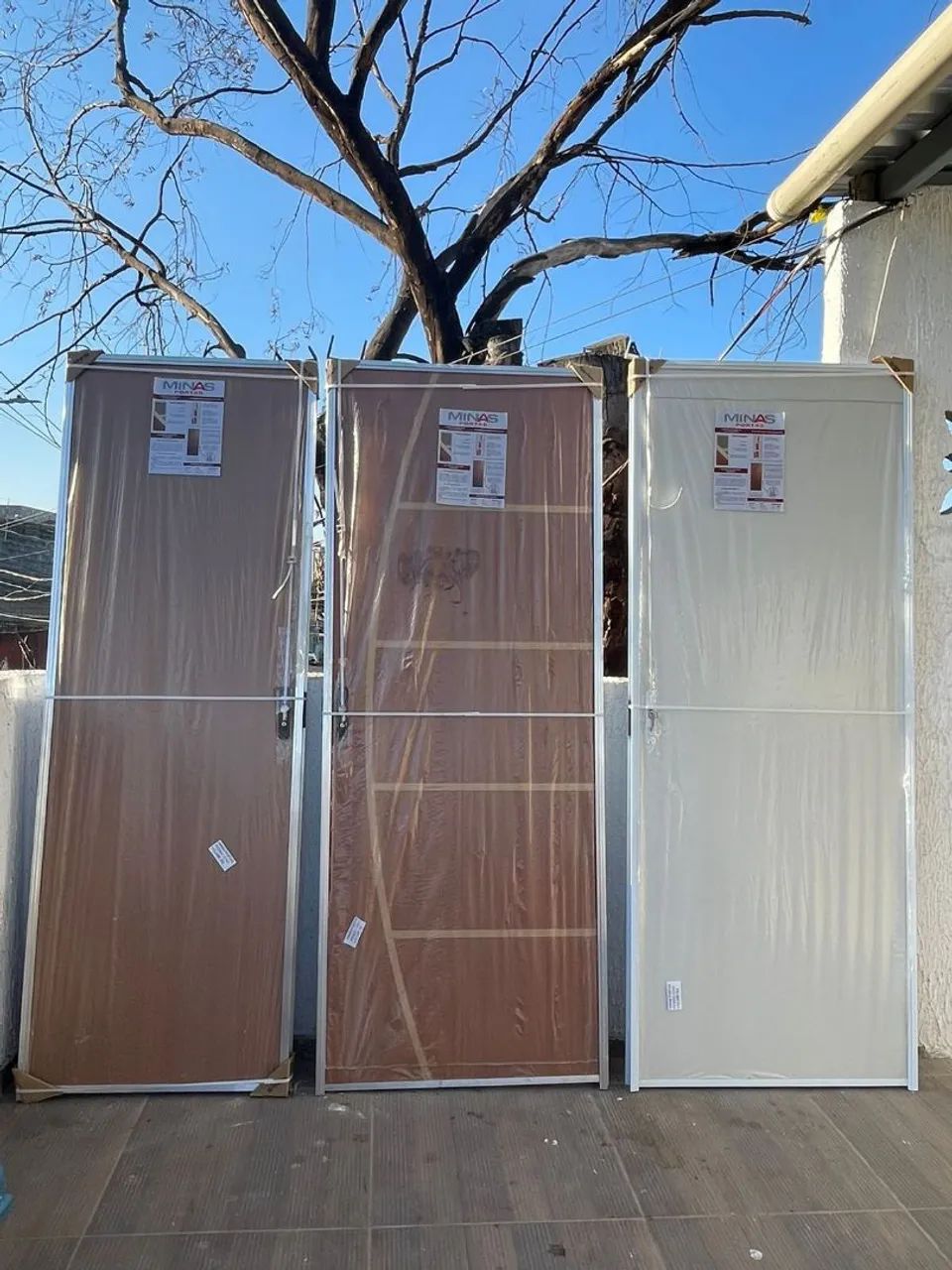 Portas de madeira vários modelos - pronta entrega / a partir de 160,00  - Foto 3