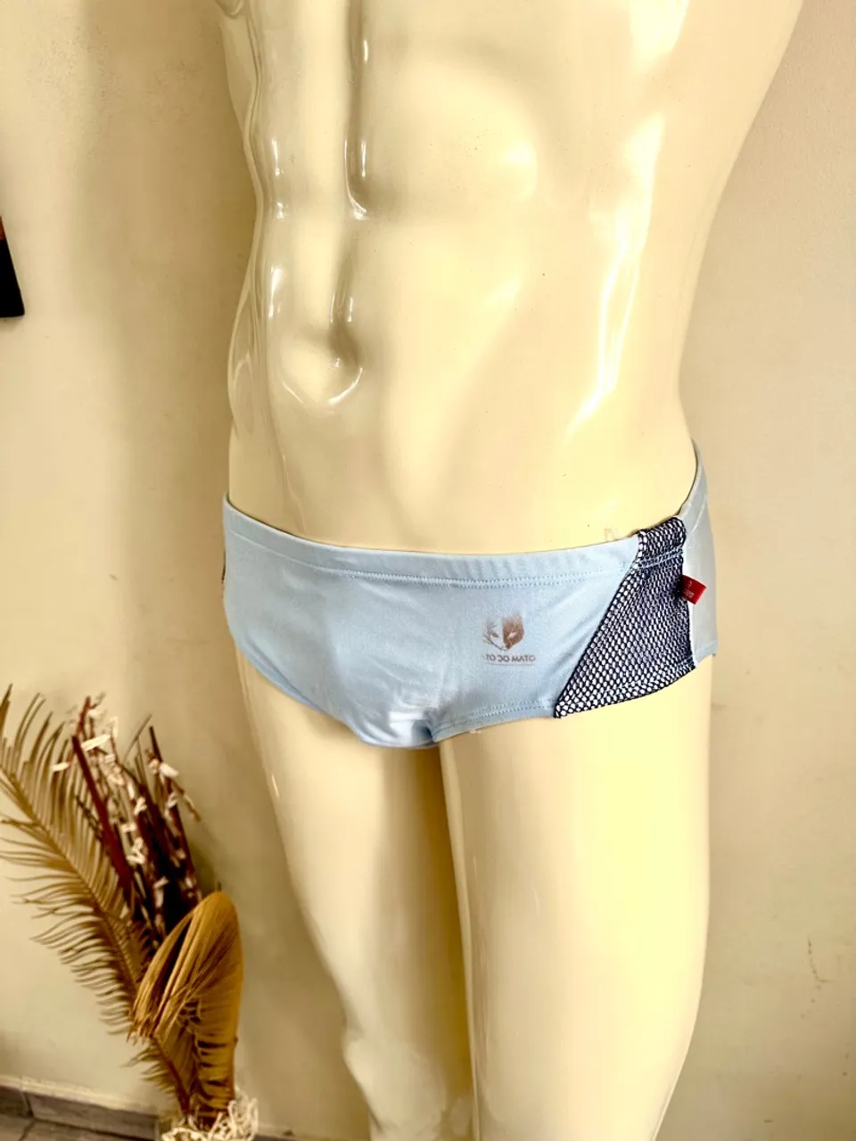 Sunga azul M lateral personalizado