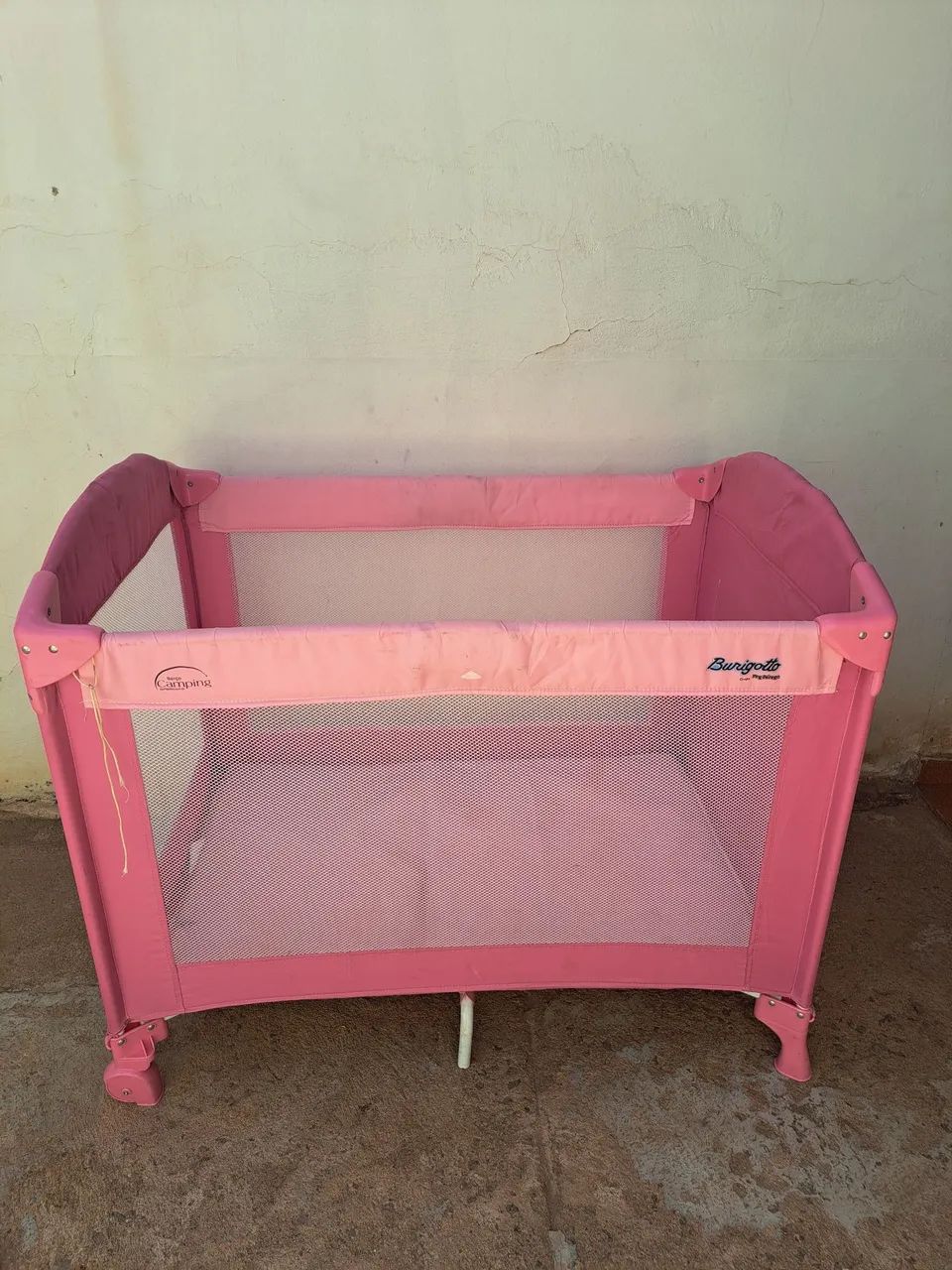 Berço Burigotto Rosa Camping - Foto 2