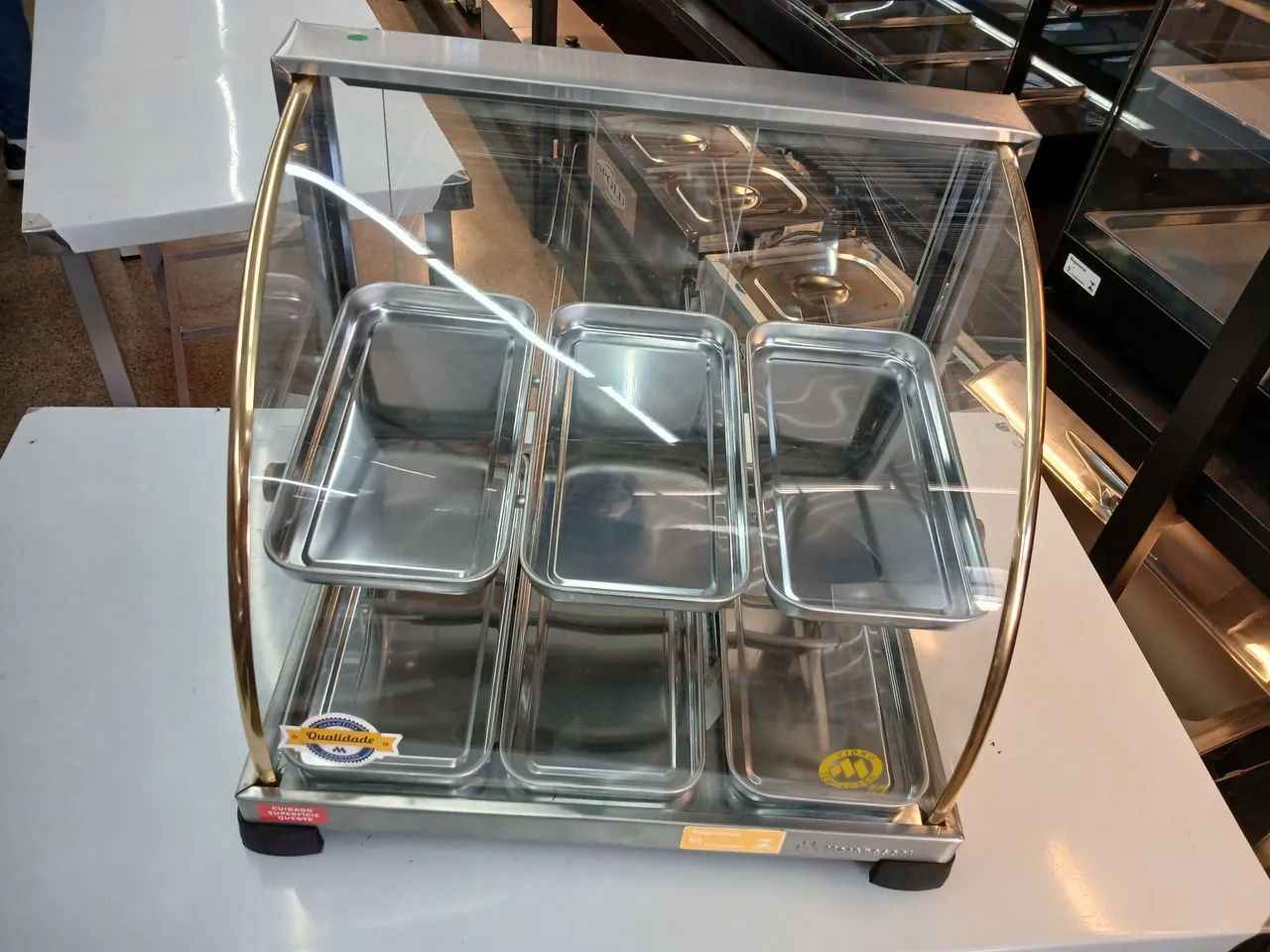 Estufa Quente para salgados 6 Bandejas  - Foto 2
