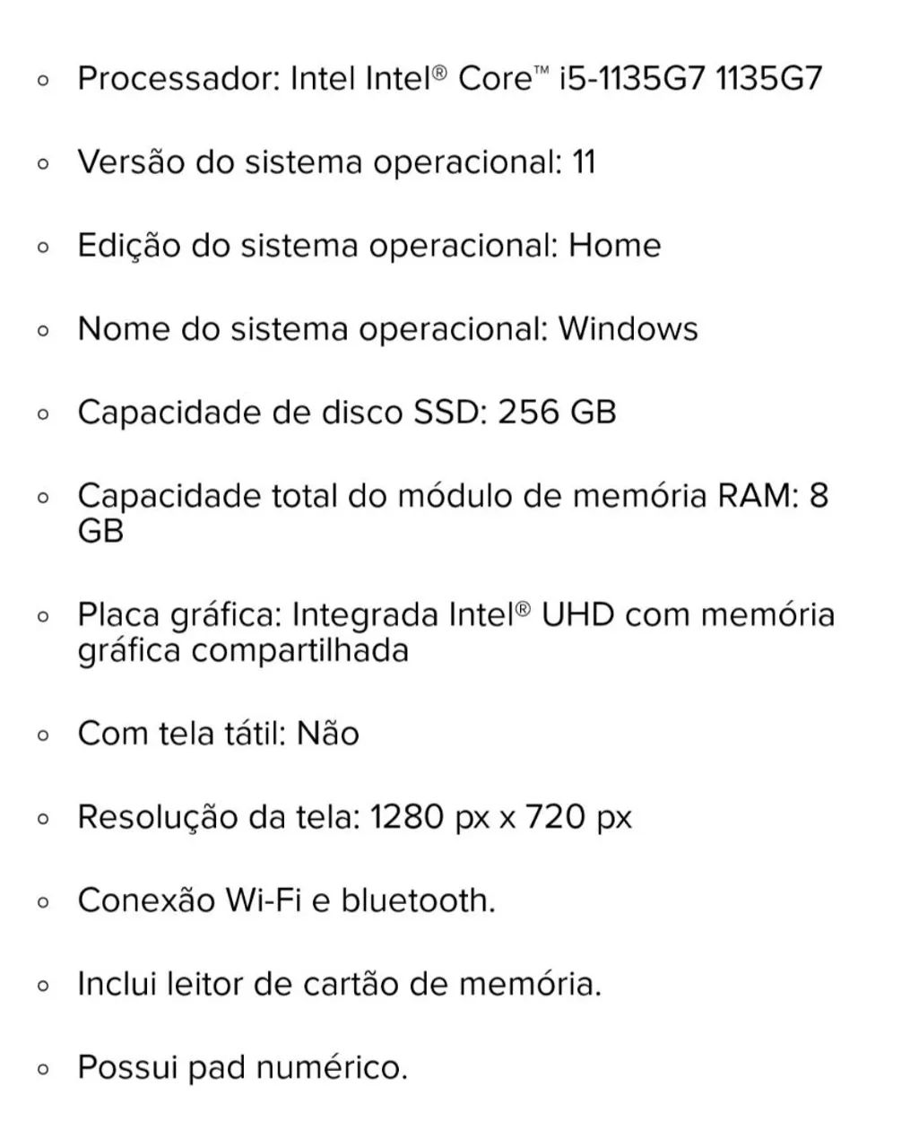 Notebook Dell Inspiron Core I5-1135g7 8GB 256GB SSD 15.6 - Foto 2