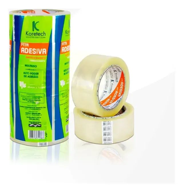 ? FITA ADESIVA TRANSPARENTE LARGA - 45mm x 100m ?