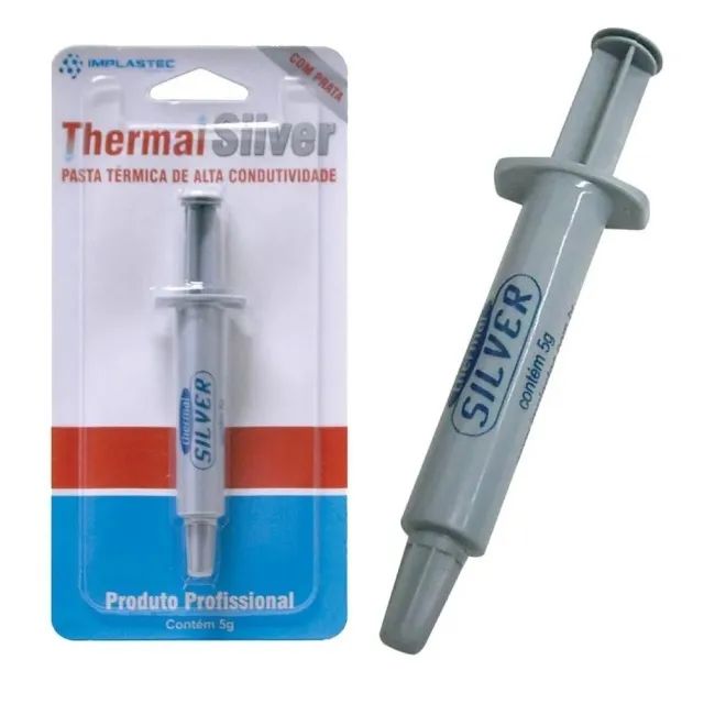 Pasta Térmica Implastec Thermal Silver 5g (Entrega Grátis)