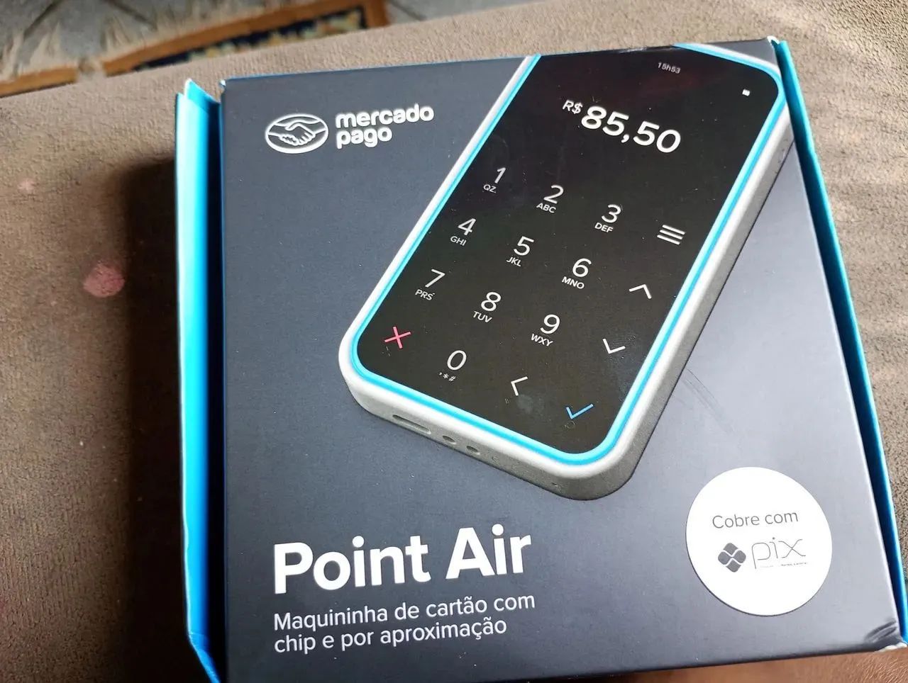 Maquina de cartão Point Air Mercado Pago - Foto 3