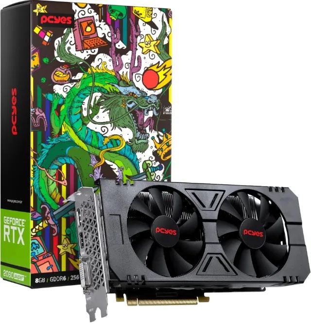 Gpu Rtx 2060 Super Gddr6 8Gb 256Bit Graffiti Series - Pa2060S25608G6Fs