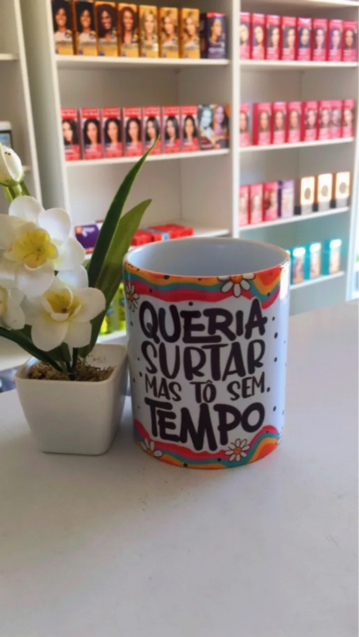 Caneca Queria Surtar