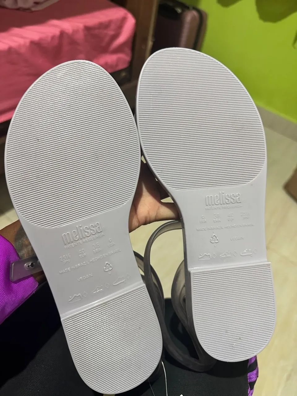 Melissa cósmic sandal  salinas rasteirinha nova  - Foto 3