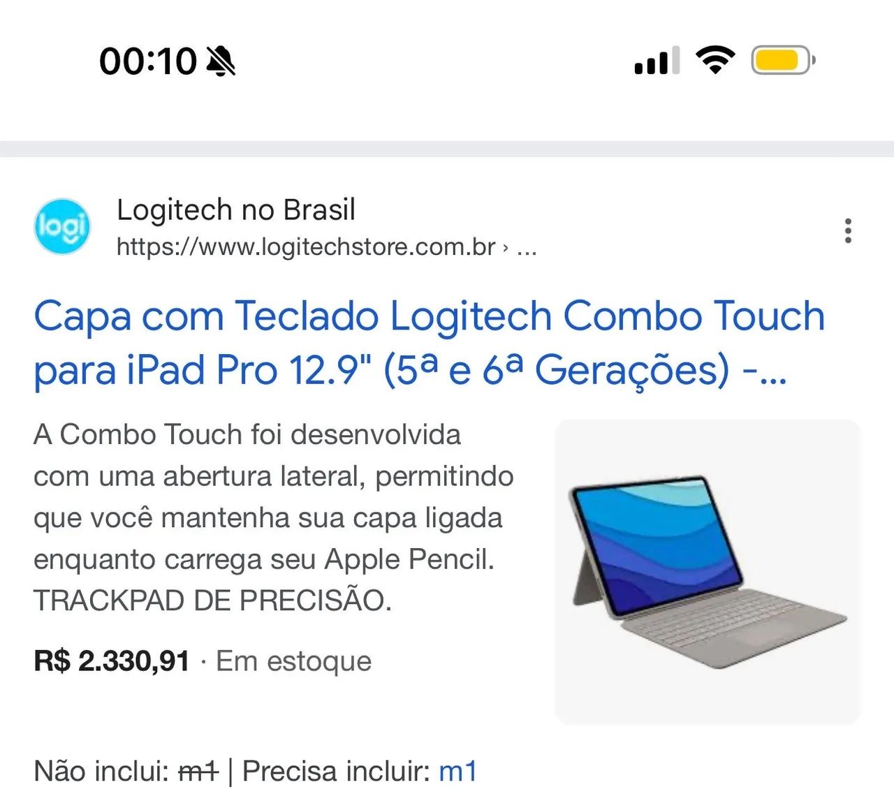 iPad Pro 12.9 com Teclado e Capa - Foto 5
